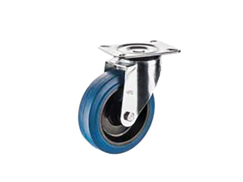 REPLACEMENT REBS/REGS casters - blue/grey ELASTIC WHEELS with polyamide center and SUPPORT - TROLLEYS - TRANSPORT and INDUSTRIAL WHEELS - MEDIUM LOADS REPLACEMENT REBS/REGS casters - blue/grey ELASTIC WHEELS with polyamide center and SUPPORT - TROLLEYS - TRANSPORT and INDUSTRIAL WHEELS - MEDIUM LOADS
